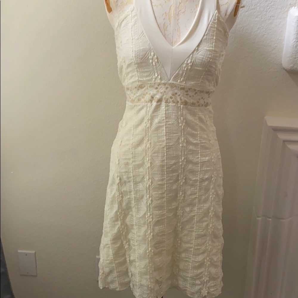 Cream dress